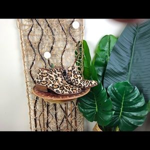 Sam Edelman leopard ankle boots